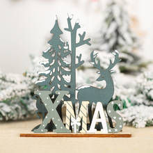 Merry Christmas Xmas Elk Tree 3D Snowflake Happy New Year 2021 Gifts Christmas Decorations for Home Ornaments Noel Navidad Decor 2024 - buy cheap