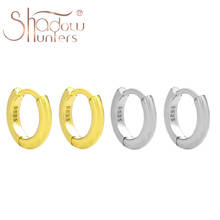 SHADOWHUNTERS-pendientes de aro de plata de ley 2020, Mini Huggies simples, clásicos, de plata 925, pendientes de moda, fabricación de joyas DIY, 925 2024 - compra barato