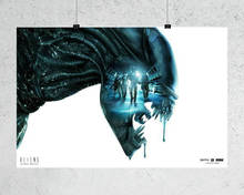 H536 Silk Poster Home Decoration Aliens Classic Terror Shooting Space Hot Movie Wall Art Christmas Gift 2024 - buy cheap