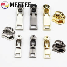 10Pcs Meetee 3# 5# Metal Zipper Sliders Zipper Head Lightning Repair Kit Zipper Puller DIY Sewing Clothing Bags Kits Accessories 2024 - buy cheap