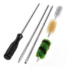 6Pcs Rod Brush Cleaning Kit Aluminum For 12 GA Gauge Gun Hunting Shotgun Rifle 2024 - buy cheap