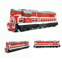 1/50 Scale Die cast Toy Model China Classical Dong feng 5271 Locomotive Classical Train Pull Back Sound Light Toy Free Shipping 2024 - buy cheap