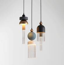 Nordic LED Glass Luster Pendant Lamp Lights Romantic Hanging Lamps Lighting Chandeliers Modern Restaurant Light Fixtures 2024 - buy cheap