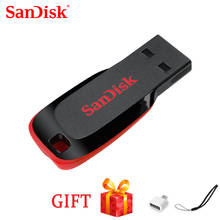 100% SanDisk USB флэш-накопитель 64 ГБ 128 ГБ usb 2,0 CZ50 флэш-диск usb флэш-память usb 16 ГБ 8 ГБ карта памяти, Флеш накопитель 32 Гб 2024 - купить недорого