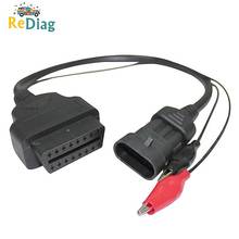 Adaptador de conector OBD2 para coche, Cable de diagnóstico obd para Fiat de 3 pines, para fiat y Lancia, nuevo 2024 - compra barato