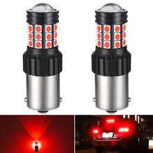 Bombilla LED 1156 BA15S P21W 1157 P21/5W Bay15d R5W 2835SMD para coche, luz trasera de coche, blanco y rojo, 12V, 2 uds. 2024 - compra barato