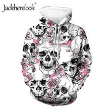 Jackherelook Women's Hoodie Pullover Sweatshirt Rose Sugar Skull Brand Desingn Spring/Autumn Ladies Hoodie Woman Tops Sudaderas 2024 - buy cheap