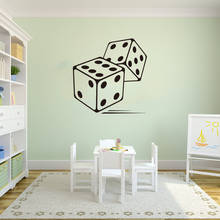Large Rolling Dice Board Games Wall Sticker Bedroom Game Room Dice Game Wall Decal Play Room Vinyl Home Decor 2024 - buy cheap