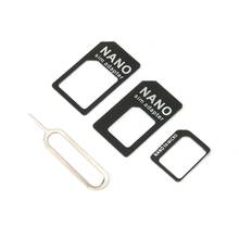 Оптовая продажа 3 в 1 для Nano Sim-карты на Micro Sim-карту и стандартный адаптер для Sim-карты 2024 - купить недорого