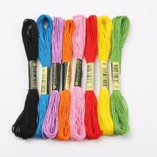 New Arrival 50pcs/lot Mix Colors Cotton Sewing Skeins Cross Stitch Embroidery Thread Floss Kit For DIY Sewing Tools 2024 - buy cheap