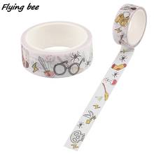 Flyingbee 15mmx5m Cool Cartoon Washi Tape Paper DIY Decorative Adhesive Tape Stationery Masking Tapes Supplies X0886 2024 - buy cheap