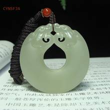 CYNSFJA New Real Rare Certified Natural Hetian Jade Nephrite Men's Lucky Amulets Dragon Jade Pendant High Quality Best Gifts 2024 - buy cheap