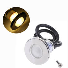 Round LED Marine Rv Courtesy Boat Light Waterproof 12V Interior Exterior 2024 - buy cheap