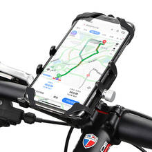 Gub bicicleta titular do telefone para guiador da liga de alumínio iphone suporte do motor scooter da bicicleta suporte do telefone acessórios da bicicleta 2024 - compre barato
