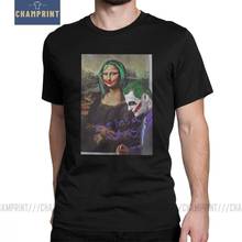 Joker Mona Lisa T-Shirts She Has A Hot Ass Vintage T Shirts Man's Short Sleeved Clothes Birthday Gift Tee Shirt Pure Cotton 2024 - buy cheap