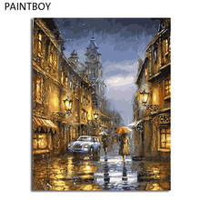PAINTBOY DIY Oil Painting Framed Picture Painting & Calligraphy Paintng By Numbers Canvas Painting For Living Room 2024 - buy cheap