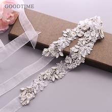 Bride Belt For Wedding Women Luxury Rhinestone Applique Crystal Belt Wedding Accessories Pearl Belts For Girl Party Dress Up 2024 - buy cheap