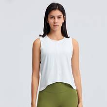Sexy Crop Top Fitness Yoga T -shirt Tank Cropped Breathable Sports Running Vest Loose Sleeveless Blouse Femme Gym Clothing Haut 2024 - buy cheap