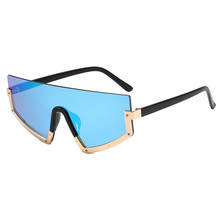 FENCHI Eyewear Fashion 2020 2021 Half Frame Sun glasses UV400 Women Men Sunglasses 2024 - buy cheap