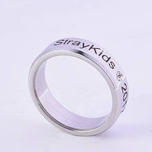 Kpop Stray Kids Alloy Ring Lover Fan Gift Collection Simple Fashion Style Wanna One Bigbang Finger Ring 2024 - buy cheap