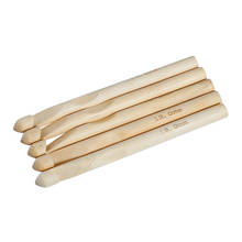 1 peça 12mm natural de bambu crochê gancho agulhas 15cm(5 7/8 ") longo para diy tricô agulhas lidar com casa tricô artesanato ferramentas 2024 - compre barato