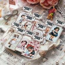 ZFPARTY  Cute Girl Film Strip and Tickets Paper Die Cuts for Scrapbooking Happy Planner/Cardmaking/Journaling Project 2024 - buy cheap