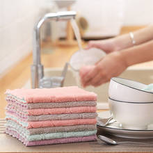 2020 New Kitchen Wiping Rags Efficient Super Absorbent Microfiber Cleaning Cloth Home Washing Dish Kitchen Cleaning Towel 2024 - buy cheap