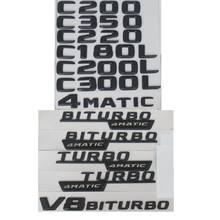 Emblemas 3d para mercedes benz, letras em 3d para os modelos w204, w205, c160, c180, c200, c220, c240, c250, c260, c280, c300, c320, c350, c400, c450, c500, c550 2024 - compre barato