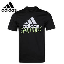 Новое поступление оригинальных мужских футболок Adidas DoodleBasic BoS, спортивная одежда с коротким рукавом 2024 - купить недорого