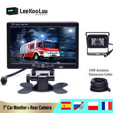 LeeKooLuu-cámara de visión trasera inalámbrica para vehículo, Monitor LCD HD de 7 pulgadas, visión nocturna Ir, cámara de respaldo para RV y camión 2024 - compra barato