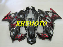 Набор обтекателей для GSX600F GSX750F 03 04 05 06 GSX600 750F GSXF600 Katana 2003 2004 2005 2006, комплект обтекателей с красным пламенем YD13 2024 - купить недорого