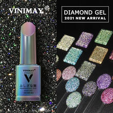 Vinimay-esmalte para unhas, novo esmalte em gel com glitter, diamante de cristal, manicure, arte em unhas, 2021 2024 - compre barato