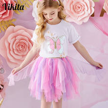 VIKITA Baby Kids skirt Girls Princess Glitter Sequined Tutu Skirt Toddlers Sequins Party Ballet Tutu Skirts Children Clothing 2024 - купить недорого