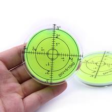 Universal Green Circular Bubble Level Bullseye Spirit Level Bubble Round Bubble Level Measuring Instruments Tool 60X12 mm 2024 - купить недорого