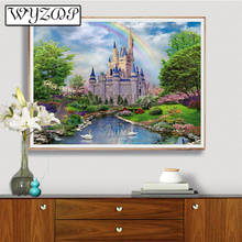 5D Diamond painting Landscape Picture Full Square/Round Diamond Embroidery Mosaic Cross stitch Kits Home decor WYZ20210367 2024 - buy cheap