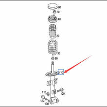 Front Left / Right For Mercedes-Benz SLK R171 Air Suspension Shock Absorber Strut 1713200130 1713201030 2024 - buy cheap