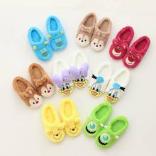 Cartoon Characters Duck Slippers Warm Home Slippers Mike Yellow Bear Winter Indoor Slippers Non-slip Kawaii Sullivan Slippers 2024 - buy cheap