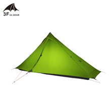 3F UL GEAR LanShan 1 pro, Ультралегкая палатка для кемпинга на 1 человека, 2019, 3 сезона, 690 г, 20D, нейлоновая двухсторонняя силиконовая палатка 2024 - купить недорого