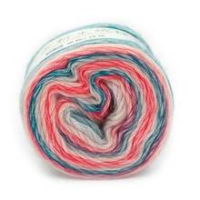 2022 New 100g Rainbow Woollen Yarn DIY Hand Woven Cake Yarn Hat Scarf Sweater Dyeing Yarn 2024 - buy cheap