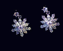 2021 New Sale Fashion jewelry 925 silver Binghua Earrings Christmas Rose Crystal from Swarovskis Earrings for Woman 2024 - buy cheap