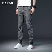 Batmo jeans elásticos masculinos, nova remessa de 2020 alta qualidade, jeans reto masculino, jeans cinza, plus size 28-40 p313 2024 - compre barato