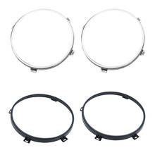 2Pcs for Jeep Wrangler Jk Tj 07-17 7-Inch Led Headlight Round Ring Mounting Bracket for Headlight Mounting Lamp Holders 2024 - buy cheap