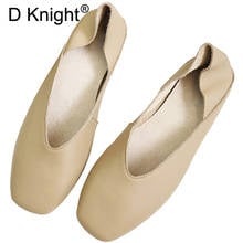 Genuine Leather Women Flat Shoes Spring Summer Ballet Flats Shoes Slip on Women Moccains Casual Loafers Shallow Boat Shoes Lady 2024 - buy cheap