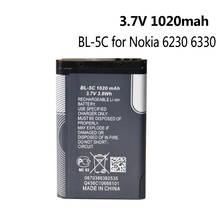 1020mah BL-5C BL5C BL 5C Replacement Li-ion Battery For Nokia 6230 6330 6263 6267 6270 6555 6300 C2-01 Mobile Phone Batteries 2024 - buy cheap