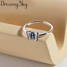 Очарование кольцо на палец с бабочкой для женщин, мужчин, винтажные кольца на фаланги, бохо вечерние, в стиле панк, ювелирные изделия, подарок для девочек 2024 - купить недорого