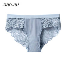 Sexy Cotton Lace Transparent Women Panties Low Waist Floral Hollow Luxurious Briefs Seamless Underwear Breathable Lingerie 2024 - buy cheap
