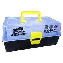 Storage Box 290*140*160mm Portable Three-layer Toolbox for Tamiya Mini 4WD Racing Car Model 2024 - buy cheap