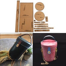 Leather Cylinder Bag Design Paper Drawing DIY Fashion Shoulder Bag  Kraft Paper Template Sewing Stencil Mould Accessories 2024 - buy cheap