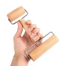 2 in 1 T-Shape Wooden Double-sided Rolling Pin Kitchen Pizza Baking Stick Roller 2024 - buy cheap