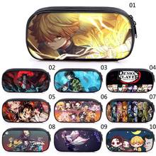 10Styles Demon Slayer: Kimetsu No Yaiba Tanjirou Nezuko Kochou Zipper Pen Bag Student  Pencil Case Cosmetic Bag Storage bag 2024 - buy cheap